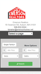 Mobile Screenshot of emersonrealtorsauburn.com